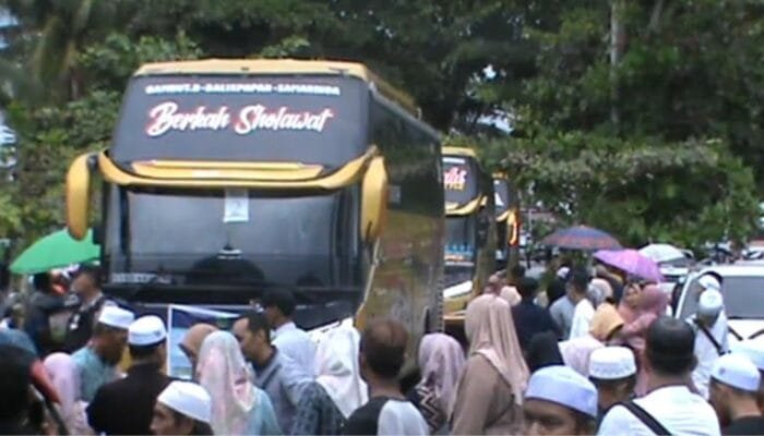 Penyambutan Jamaah Haji Barito Selatan 2024 di Masjid Agung Baiturrahman