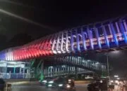 Solidaritas Korban Penembakan DKI Beri Warna Bendera New Zealand di JPO GBK