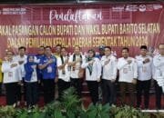 Eddy Raya Samsuri dan Khristianto Yudha Resmi Daftar ke KPU Barito Selatan untuk Pilkada 2024