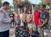 Polres Barsel Berikan Bantuan Kepada Korban Kebakaran di Desa Mabuan