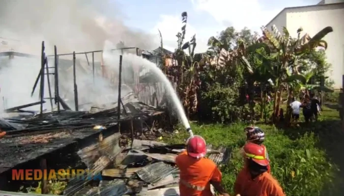 Kebakaran Hebat di Buntok, Dua Rumah Ludes Dilalap Api!