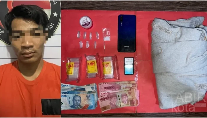 Warga Batu Tangga Ditangkap Polres HST, Simpan 3,07 Gram Sabu