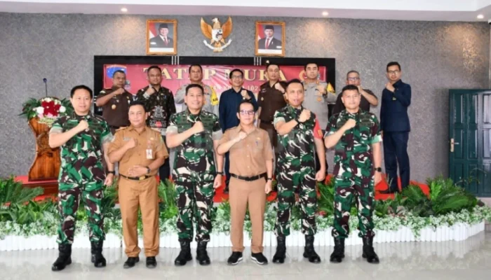 Danrem 102/Pjg Kunjungi Barsel, Perkuat Sinergi dan Ketahanan Pangan