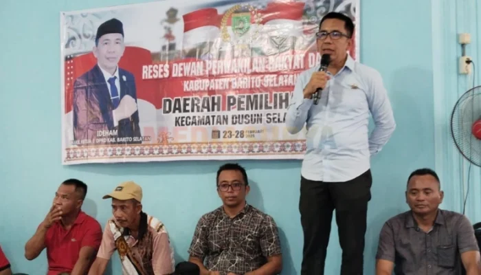Wakil Ketua DPRD Barsel Ideham Serap Aspirasi Masyarakat Melalui Reses