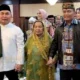 Agustiar Sabran didampingi ibunda dan adiknya, Sugianto Sabran, dalam acara Sertijab Gubernur Kalteng Kalimantan Tengah periode 2025-2030 (foto: MediaSurya/dok)