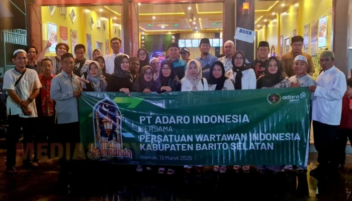 Buka Puasa Bersama, PWI Barsel & PT Adaro Indonesia Perkuat Kemitraan