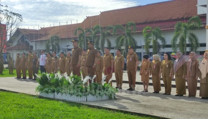 Bupati dan Wabup Barsel Pimpin Apel Besar, Ajak Bersatu Bangun Daerah