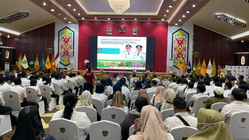 Suasana Rakor Pertanian dan Sosialisasi Instruksi Presiden di Kalteng