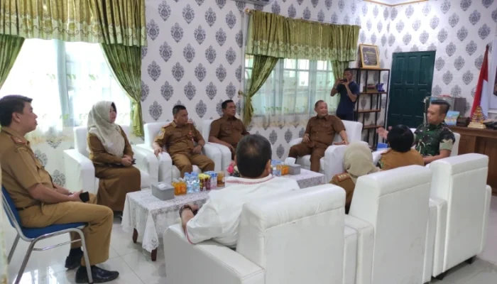 Bupati Barsel Kunjungi Kodim 1012 Buntok, Bahas Sinergi dan Pembangunan