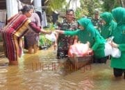 Aksi Sosial Kodim 1012/Buntok: 600 Paket Makanan untuk Warga Terdampak Banjir