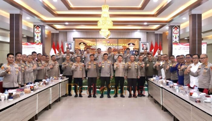 Kapolda Kalteng Pimpin Gelar Operasional TW I 2025, Tegaskan Sinergi Polri dan Media