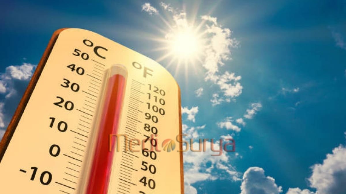 Ilustrasi suhu panas saat musim kemarau