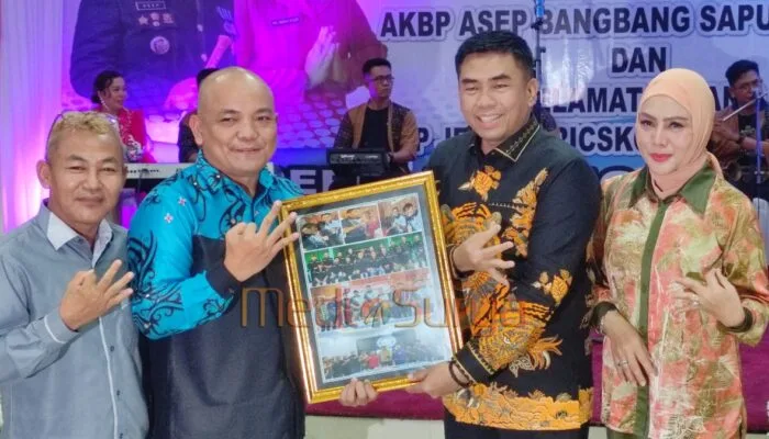 PWI Barsel Hadiri Kegiatan Kenal Pamit Kapolres