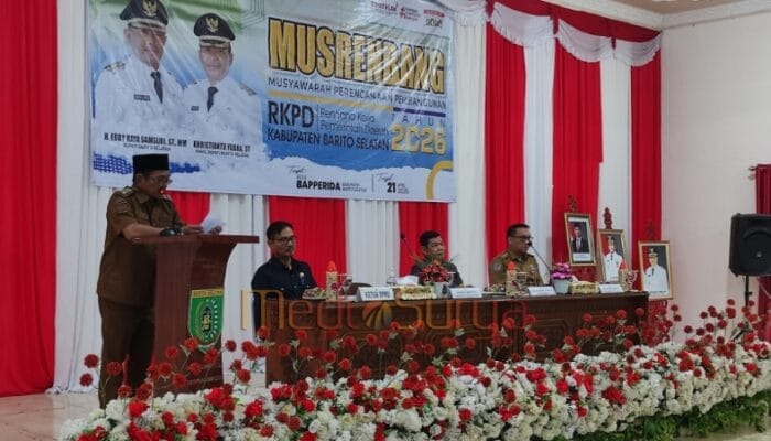 Wabup Barsel Buka Musrenbang RKPD 2026, Tegaskan Pentingnya Kolaborasi Lintas Sektor