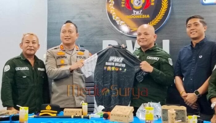 Kapolres Barsel Silaturahmi ke PWI, Perkuat Sinergi Kepolisian dan Insan Pers