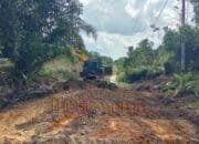 Satgas TMMD Ke-124 Kodim 1012/Buntok Maksimalkan Pembukaan Jalan Baru di Desa Wungkur Baru