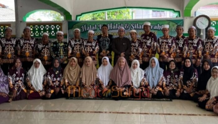 Jaga Silaturahmi Pascahaji, Jamaah Kloter 07 Barsel Gelar Halal Bi Halal dan Yasinan Bersama