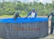 Satgas TMMD Reguler ke-124 Bangun Kolam Ikan Dukung Ketahanan Pangan Warga