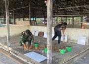 Rehab Pasar Desa Talio, Satgas TMMD ke-124 Tingkatkan Fasilitas Perdagangan