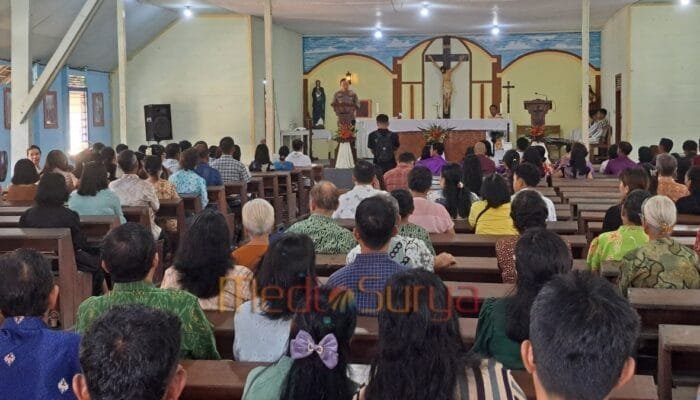 Pererat Hubungan Lintas Agama, Kapolres Barsel Gelar Minggu Kasih di Gereja Santo Paulus Buntok