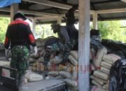 Tossa Permudah Satgas TMMD Kodim 1012/Buntok Angkut Material di Medan Sulit
