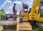 BBM dan Perawatan Rutin Alat Berat Diperhatikan Satgas TMMD Kodim 1012/Buntok