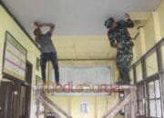 Satgas TMMD Ke-124 Percepat Perehaban SDN 2 Karau Kuala Lewat Pembagian Tugas Terstruktur