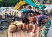 Satgas TMMD Pastikan BBM Alat Berat Aman Demi Kelancaran Pengerjaan Jalan