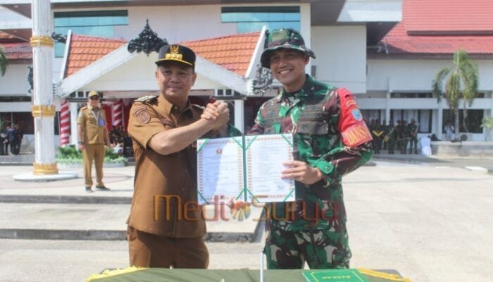 TMMD ke-124 Resmi Dibuka di Barsel, Kodim 1012/Buntok Targetkan Pembangunan Jalan dan RTLH