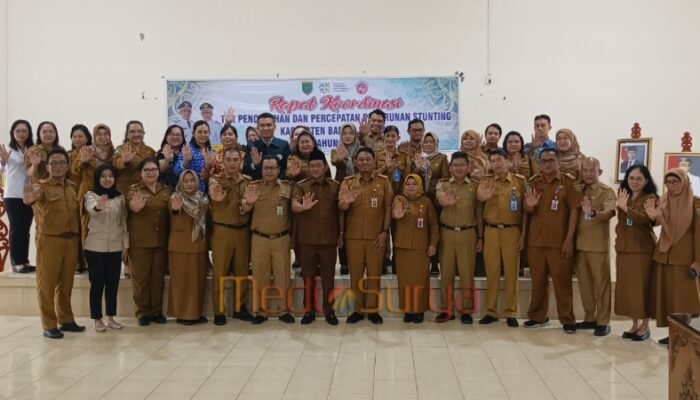 Wabup Barsel Pimpin Rakor Stunting 2025, Tegaskan Kolaborasi Lintas Sektor