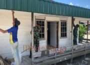 Satgas TMMD Rehabilitasi Mushola di Desa Talio, Dukung Kenyamanan Ibadah Warga