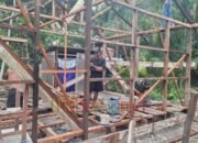 rumah tidak layak huni RTLH Struktur Rumah Mulai Terbangun, Progres RTLH TMMD ke-124 di Wungkur Baru Terus Dikebut