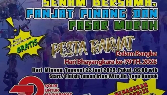 Polres Barsel Gelar Pesta Rakyat Meriahkan Hari Bhayangkara ke-79