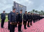 Para personel Polres Barsel Polres Barsel Teguhkan Komitmen Amalkan Nilai Pancasila dalam Upacara Hari Lahir Pancasila