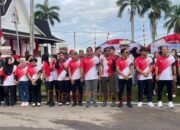 Bupati Barsel Lepas Jalan Santai HUT Bhayangkara ke-79, Ribuan Warga Ikuti dengan Antusias