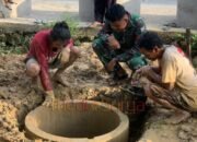 Satgas TMMD Bangun Sumur Galian, Warga Desa Talio Kini Nikmati Air Bersih