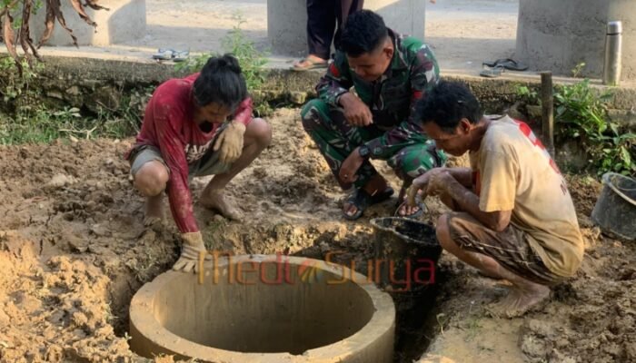 Satgas TMMD Bangun Sumur Galian, Warga Desa Talio Kini Nikmati Air Bersih