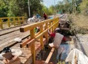 menyelesaikan pembangunan jembatan Jembatan TMMD 124 Rampung, Warga Desa Talio Kini Nikmati Akses Antar Desa