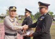 Dua Perwira Polres Barsel Purna Tugas, Kapolres: Bentuk Apresiasi atas Pengabdian