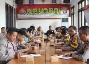 Wakapolres Barsel Tekankan Optimalisasi Tugas Bhabinkamtibmas dan Dukungan Program Pemerintah