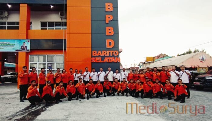 Bupati Barsel Tinjau BPBD dan Apresiasi Kesiapsiagaan Penanggulangan Bencana