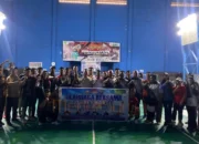 Pererat Sinergi Pers dan Polri, Polres Barsel Gelar Olahraga Bersama PWI Setempat