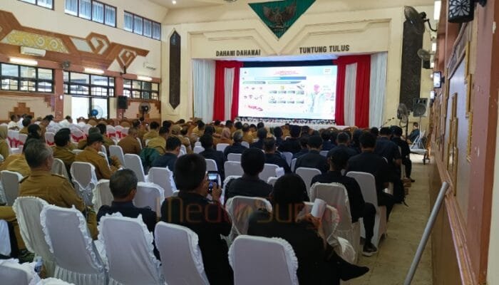 Pemkab Barsel Launching 86 Koperasi Merah Putih Dorong Kemandirian Ekonomi Desa
