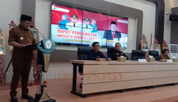 Wabup Barsel Paparkan Enam Isu Strategis Daerah di Hadapan Komite I DPD RI