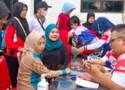 TP PKK Barsel Gelar Senam Lansia dan Pemeriksaan Kesehatan Gratis
