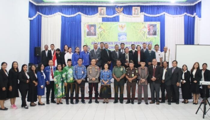 Dukung Kerukunan Umat, Kapolres Barsel Hadiri Pelantikan DPD Bamagnas