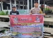 Polsek Karau Kuala Gencar Sosialisasi Cegah Karhutla di Wilayah Rawan Lahan Gambut
