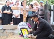 Polres Barsel Gelar Upacara Kedinasan Hantarkan Aiptu Edy Andrias ke Peristirahatan Terakhir