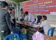 Cegah Peredaran Narkoba, Rutan Buntok dan Polres Barsel Gelar Tes Urine Mendadak