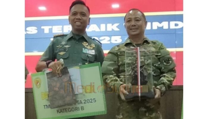Bupati Barsel Raih Penghargaan Nasional TMMD dari KSAD TNI Tahun 2025